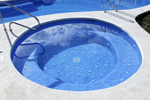 Spa e piscina multiuso de fibra de vidro, modelo subterrâneo 