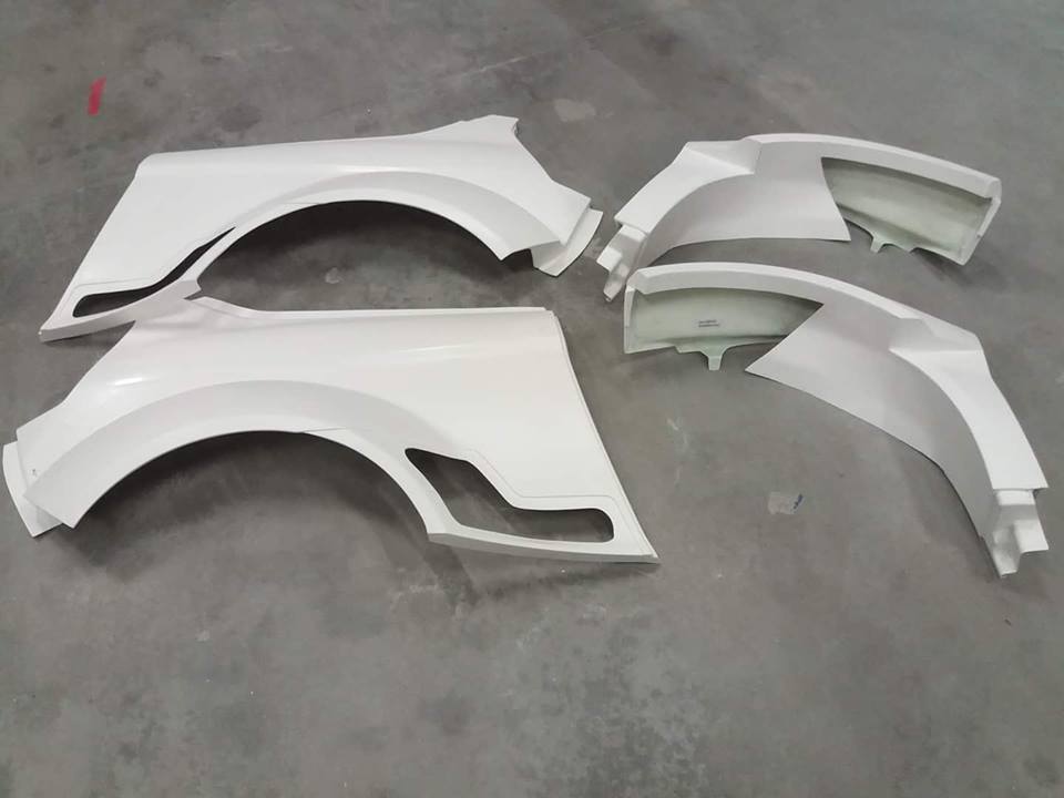 Kits de corpo de carros de fibra de vidro FRP Fender